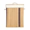 Vintiquewise Square Coconut Sticks Collapsible Waterproof Laundry Hamper with Lid and Handles for Easy Carrying QI004430-N_SQ - alternate 4